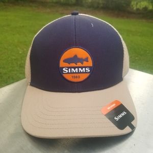Simms  Fishing Trout Patch Trucker Hat NEW